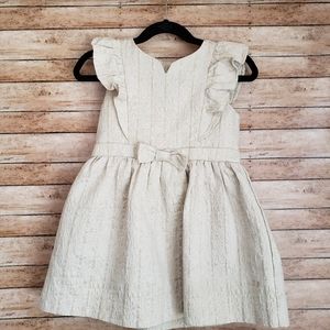 Gorgeous cream and gold dress